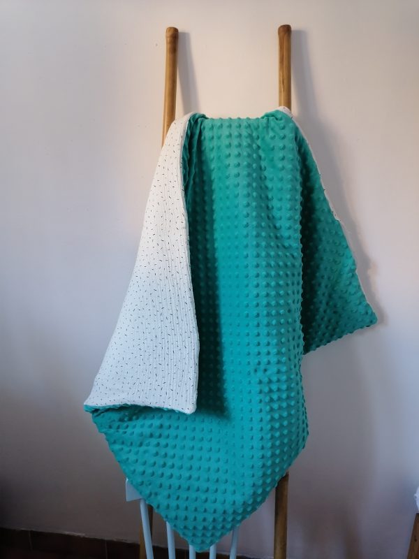 couverture bi-face Azur